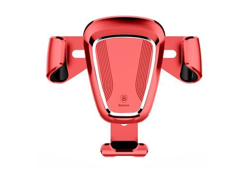 Держатель для смартфона Baseus Gravity Car Mount Metal Type (Red) - 1