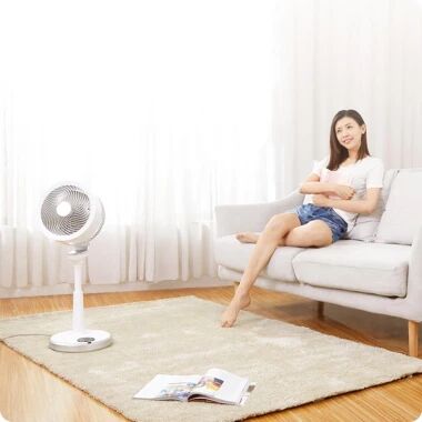 Настольный вентилятор Xiaomi Air Mate Emmett Desktop Air Circulation Fan (White/Белый) - 3