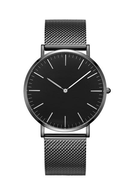 Наручные часы TwentySeventeen Light Ultra-thin Quartz Watch (Black/Черный) 