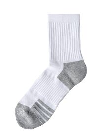 Xiaomi Qimian Seven-Sided Antibacterial Combed Cotton Tube Men's Socks (White) 