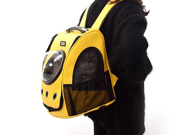 Переноска-рюкзак для животных Xiaomi Small Animal Star Space Capsule Shoulder Bag (Yellow/Желтый) - 5