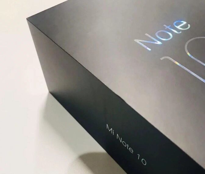 Заводская коробка Xiaomi Mi Note 10