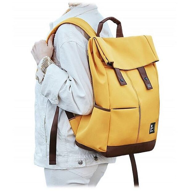 Xiaomi 90 Points Vitality College Casual Backpack (Yellow) - 5