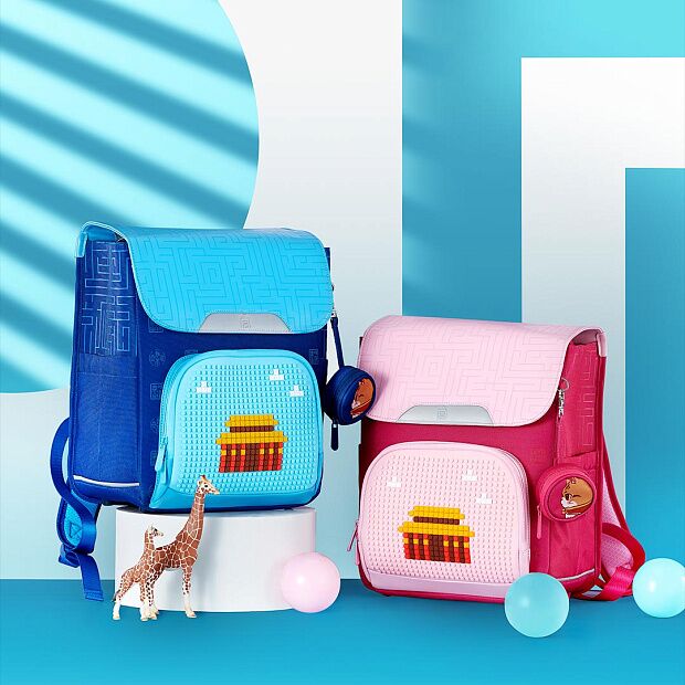Xiao Xun Children's Insufficient Positioning Schoolbag Regular Version (Blue) - 4