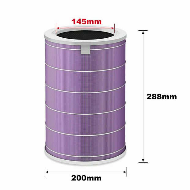 Сменный фильтр для Xiaomi Mi Air Purifier / Purifier 2 (Purple/Фиолетовый) - 4