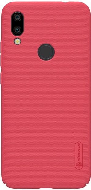 Чехол для Xiaomi Mi Play Nillkin Super Frosted Shield Case (Red/Красный) - 6