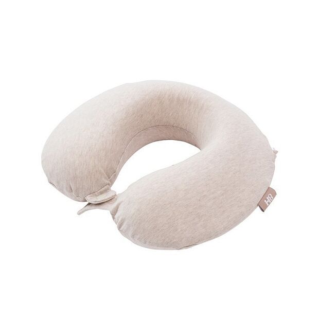 Подушка для шеи Xiaomi 8H Memory Cotton U-shaped Neck Pillow (Beige/Бежевый) 