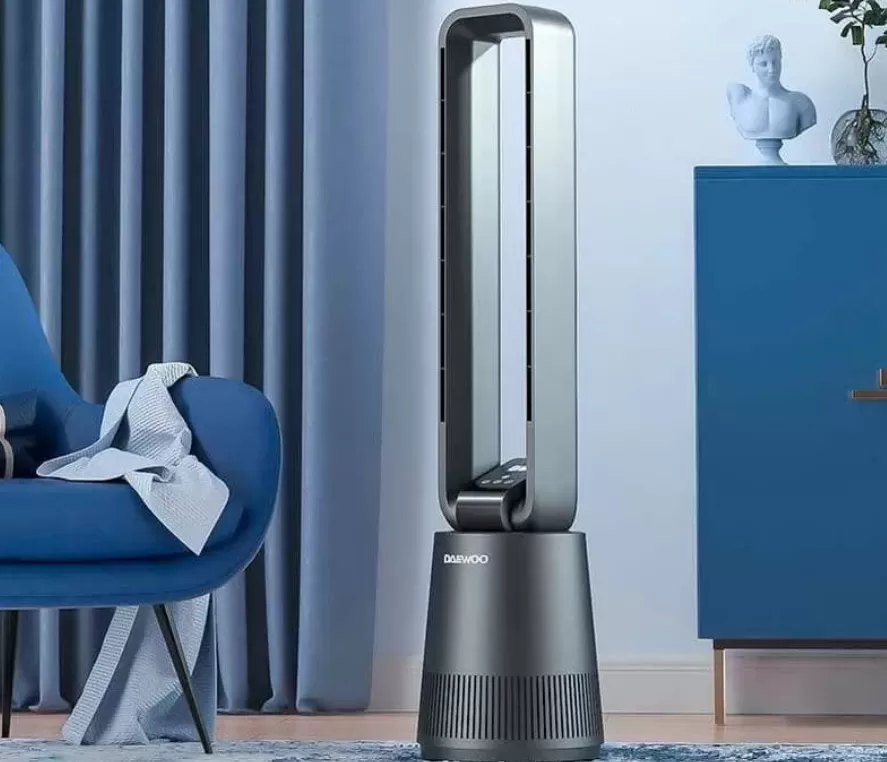 Дизайн вентилятора-очистителя воздуха Xiaomi Daewoo F10 Pro