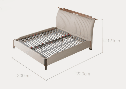 Кровать Master Copper Jin Yun Tiancheng 1.8 meters Bed (Grey/Серый) - 2