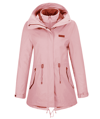 Куртка Pelliot Long Waterproof Breathable Warm Jacket Women (Pink/Розовый) 