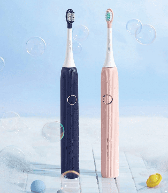 Доступные варианты расцветки электрической зубной щетки Xiaomi Soocas V1