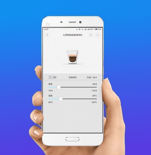 Управление кофемашиной Xiaomi через приложение Mi Home