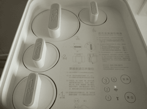Расположение фильтров в Xiaomi Mi Water Purifier 2